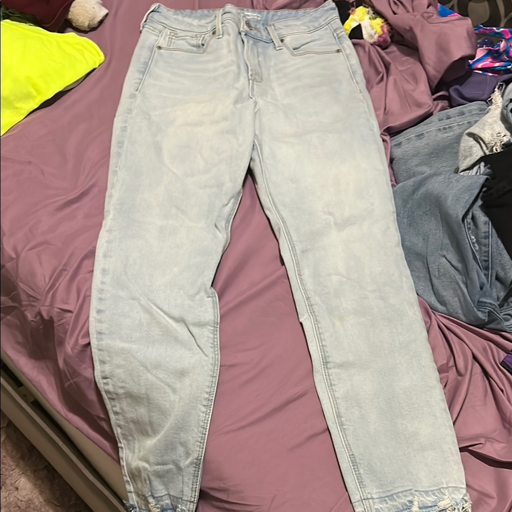 Old Navy Light Blue High-Rise Jeans
